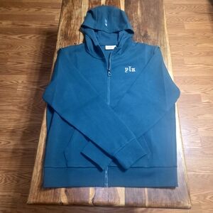 YoungLA Deep Teal Zip Hoodie